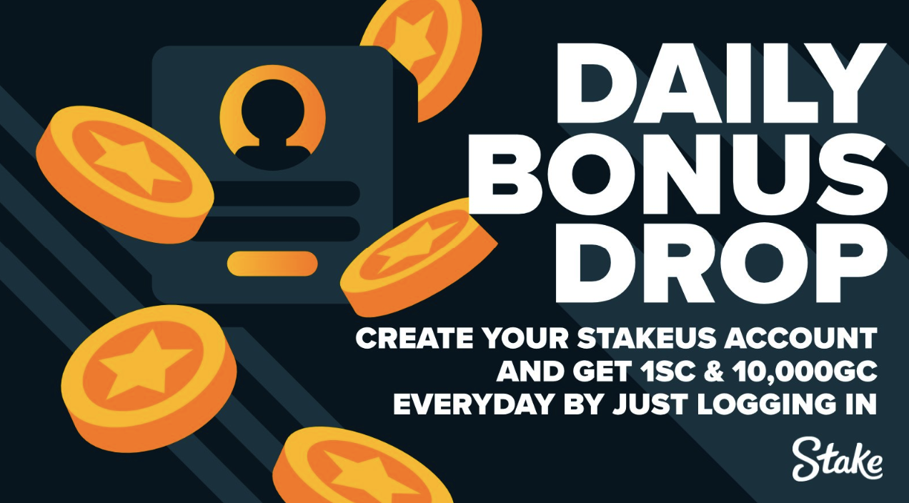 daily bonus drop stakeus